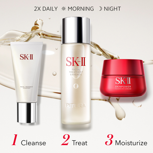 SK-II First Experience Kit with facial treatment essence, facial treatment clear lotion, and a facial treatment mask slider7